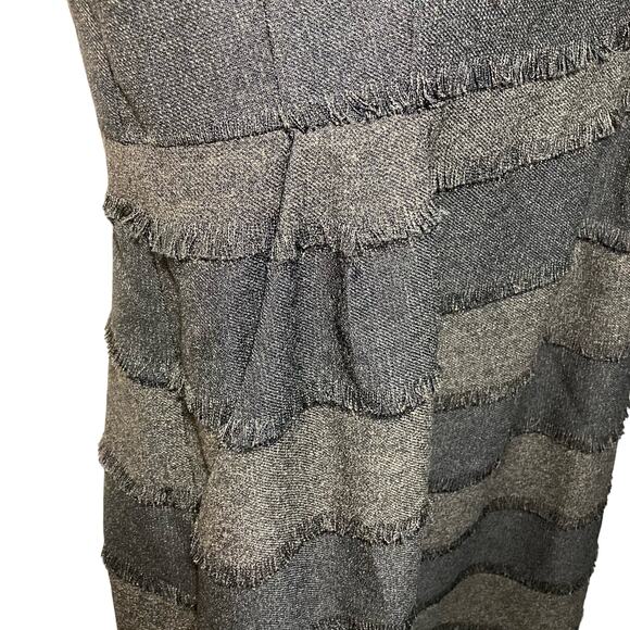Nanette Lepore Catch Me Feelin Lucky Fringe Tweed Short Sleeve Sheath Dress 10 - Picture 16 of 16